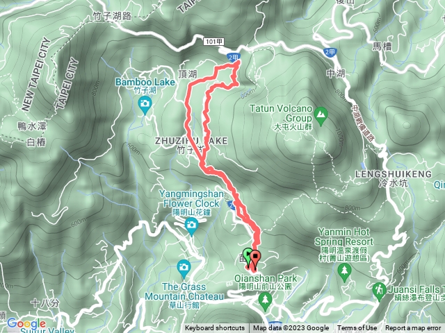 七星山人車分道