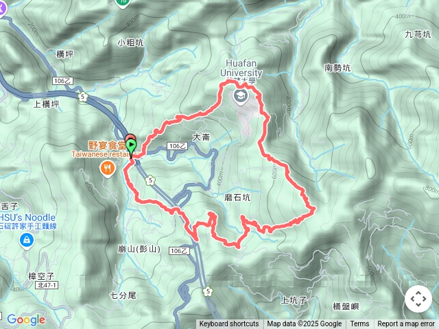 石碇磨石坑山石碇大崙