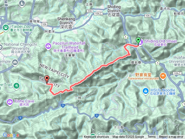 筆架山越嶺登山步道