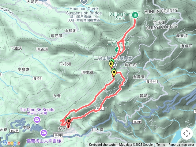20250607雲嘉五連峰（雨）