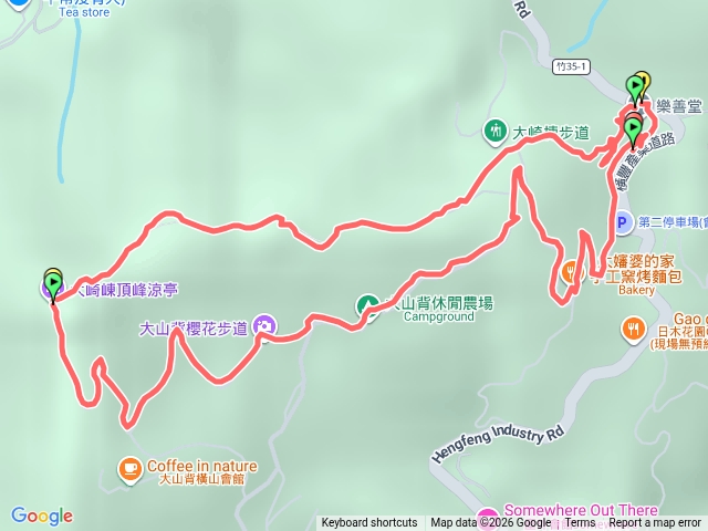 大山背-大崎崠步道