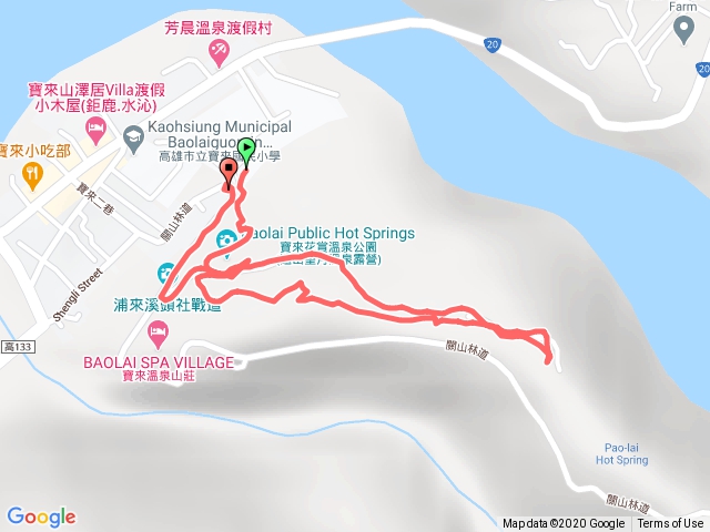 浦來溪頭社棧道