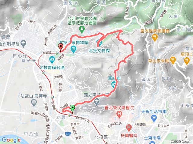 201809  唭哩岸登 軍艦岩連峰 ，磺溪山，新北投山，大砲岩