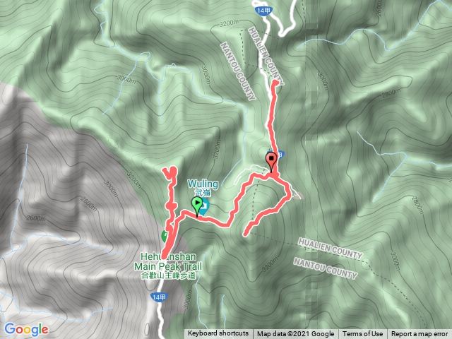 合歡山主、東峰+石門山，三座百岳