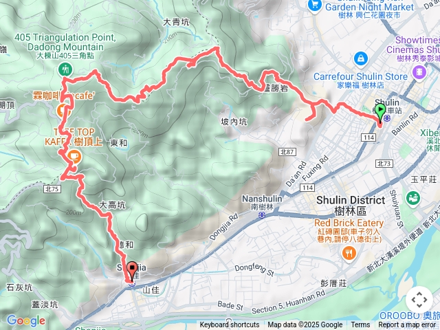桃園龜山大凍山登山步道