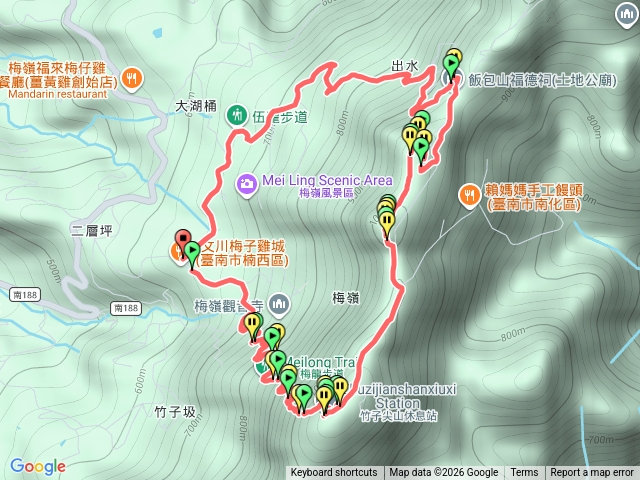 竹子尖山梅峰福光山o型