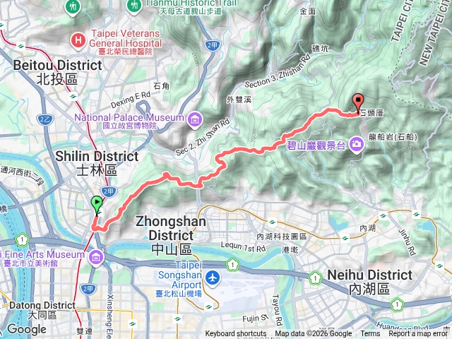 劍潭捷運站到幸福廣場搭公車預覽圖