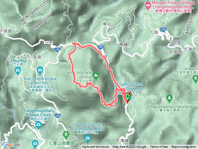 七星山主峰+東峰環狀路線