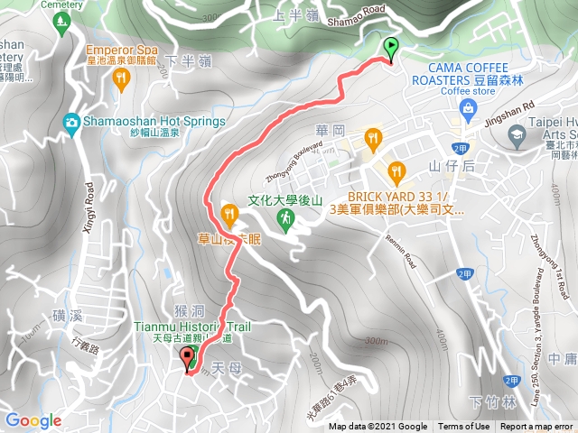 天母水管步道
