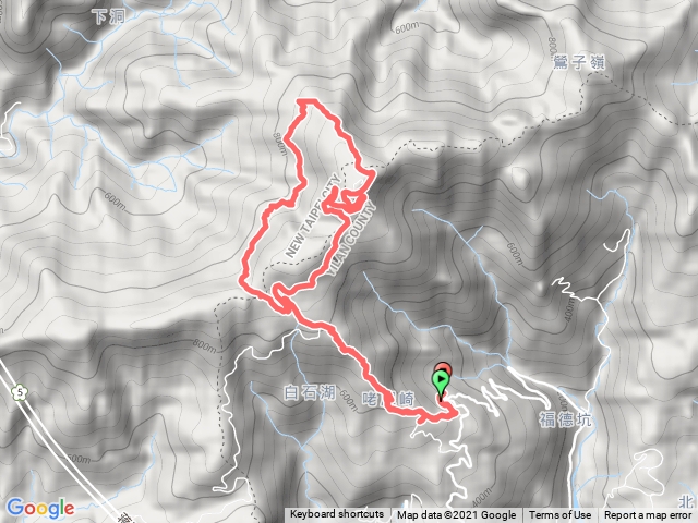 2021/09/22吉祥寺-九股山-刣牛鞍部-四堵戰備道-鷹子嶺O型