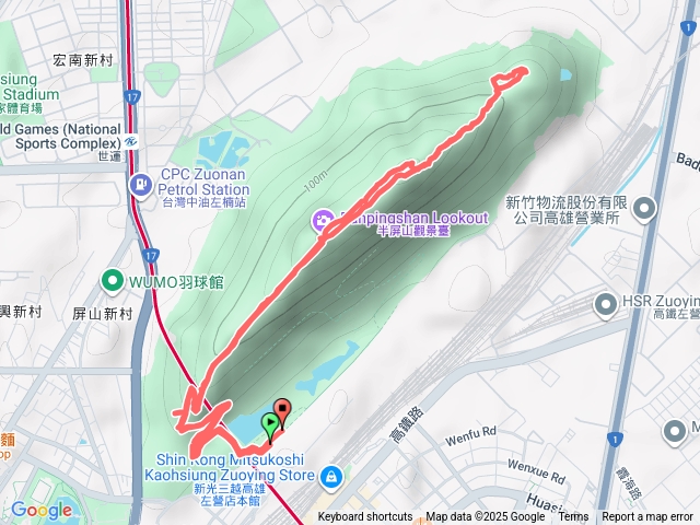 半屏山往返碉堡預覽圖