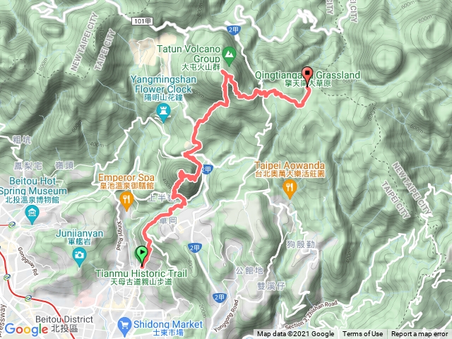 20210421水管路-紗帽山-七星山-擎天崗