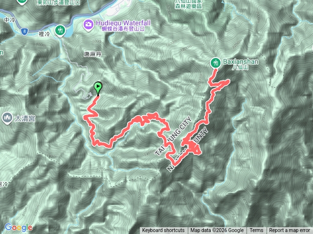 鐵腿裡冷八仙山