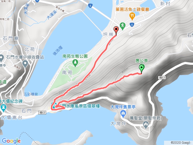 愚公亭-溪州公園-坪林管制站