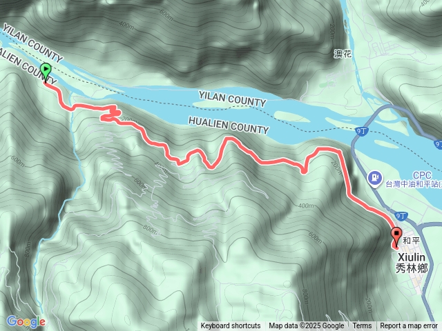 和平林道轉碧海電廠道路(返程，純車遊)預覽圖