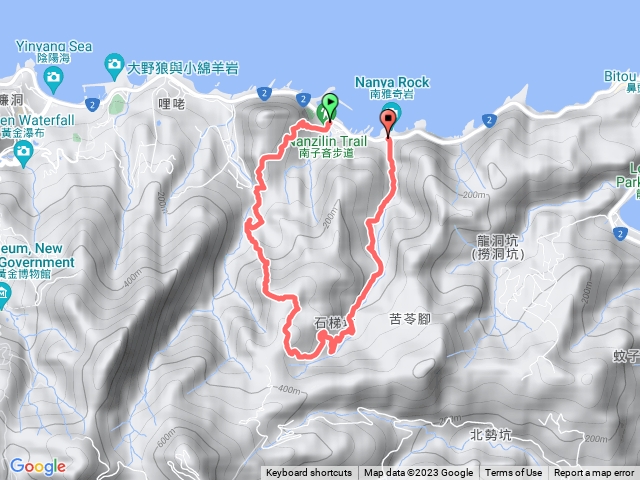 南杏子-保羅尖-石梯坑山