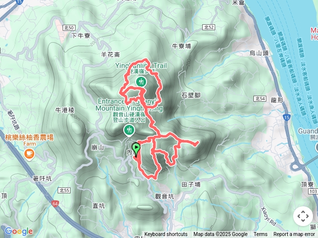 1140519硬漢嶺二登+北橫繞一圈+尖山+鷹仔尖（小北插、101、摩天嶺）