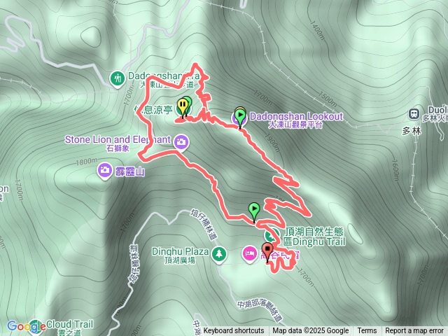 頂湖大凍山步道預覽圖