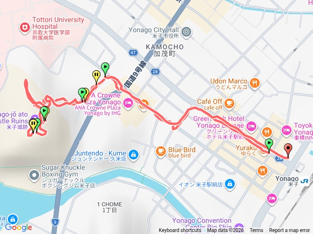 米子城跡