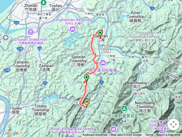 114/5/25-樟之細路D2（三灣市區-龍峎頂步道-三連埤步道-老銃櫃步道-二寮坑山徑-紙湖古道-百壽隧道口）預覽圖