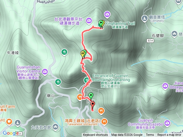 凌雲寺直上硬漢嶺