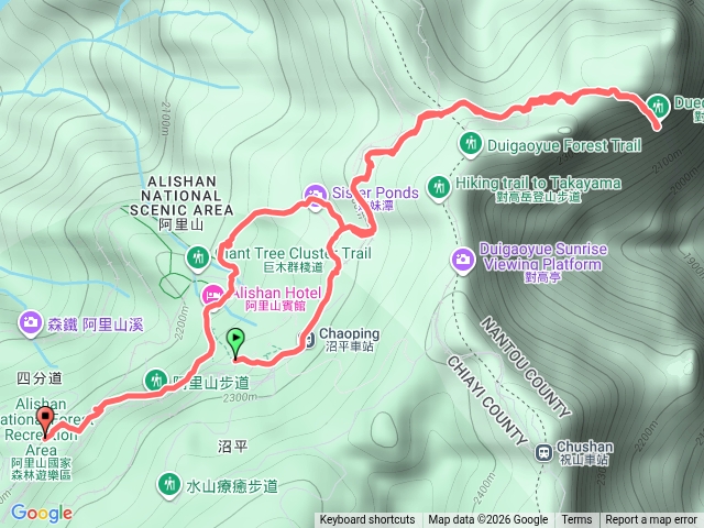 對高岳走受鎭宮下停車場O形