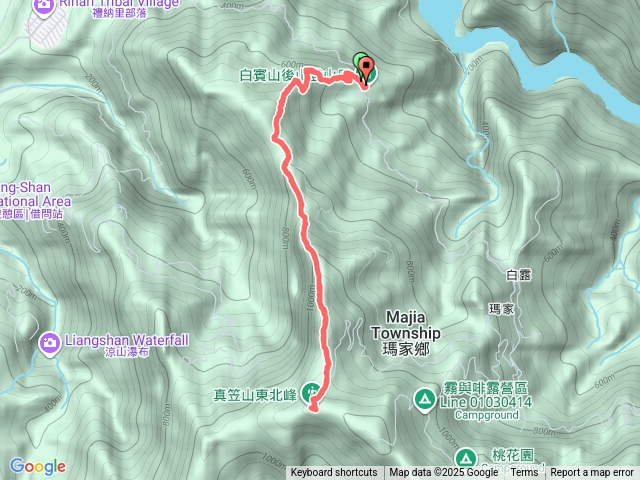 真笠山東北峰預覽圖