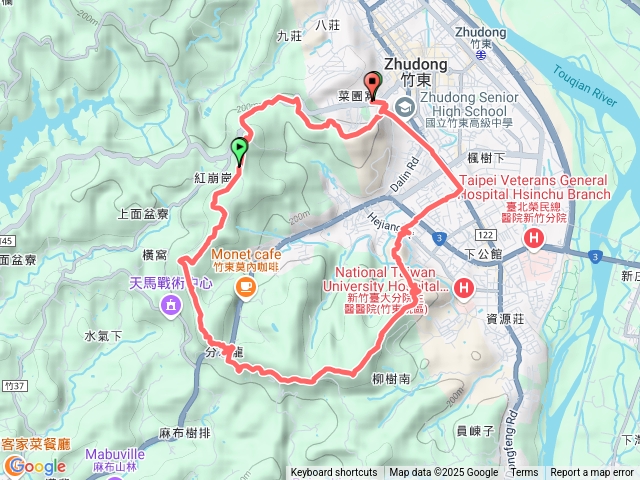 竹東三山：樹杞林山-新具庄山-員崠子山