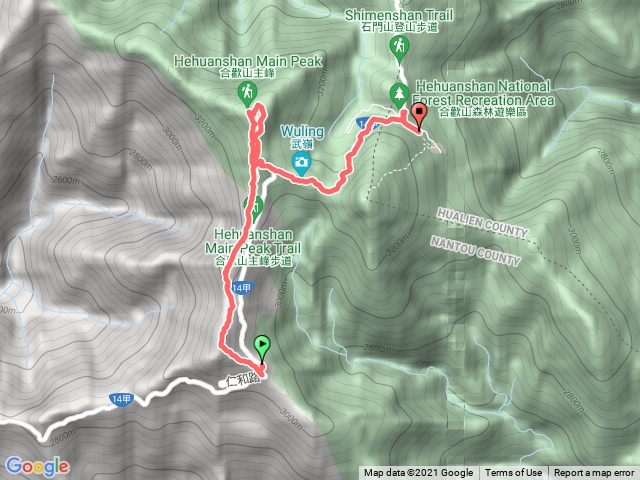 合歡南峰主峰賞杜鵑