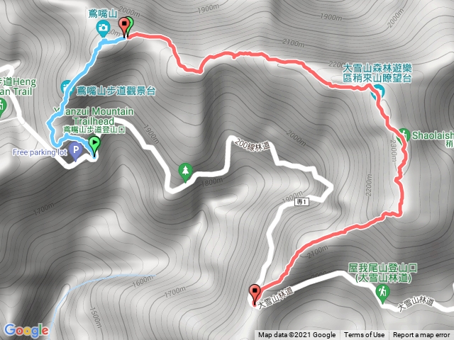 2021.04.24鳶嘴捎來南峰縱走