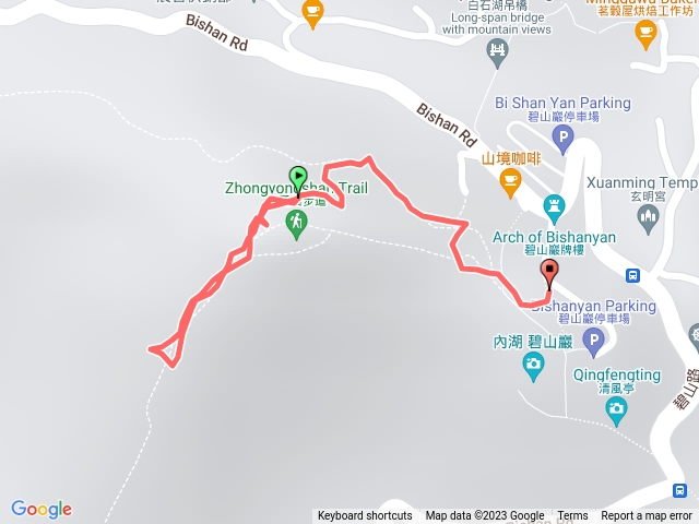 台北內湖碧山巖步道