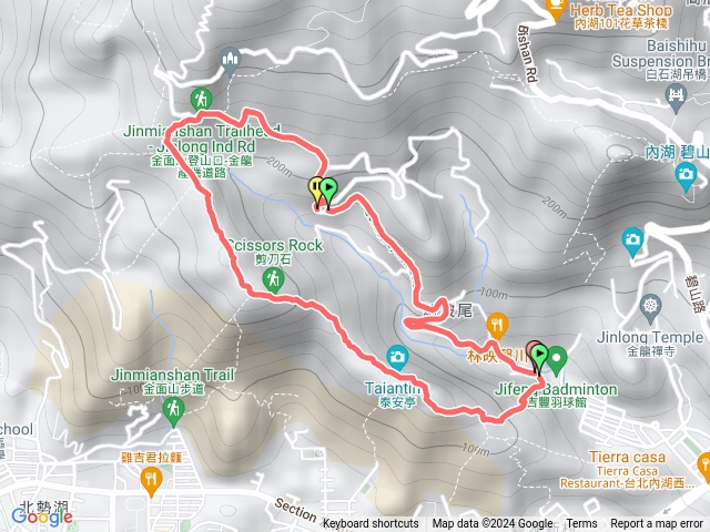 金面山內湖路三段登山口