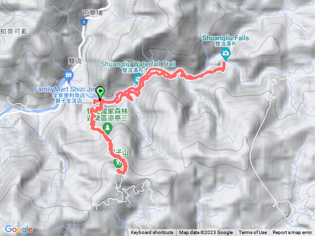 【帽子山+雙流國家森林遊樂區】