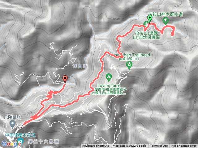拉拉山神木區