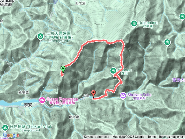 龍虎縱走,橫龍山、橫龍山北峰、騰龍山、虎山預覽圖