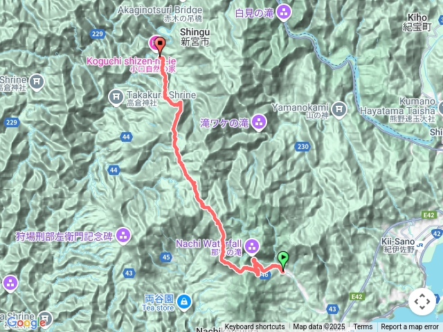 熊野古道中邊路D6，大雲取越