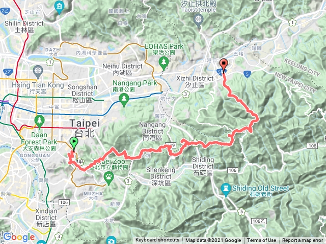2021 09 06台北天際線麟光捷運站至汐止火車站加強版