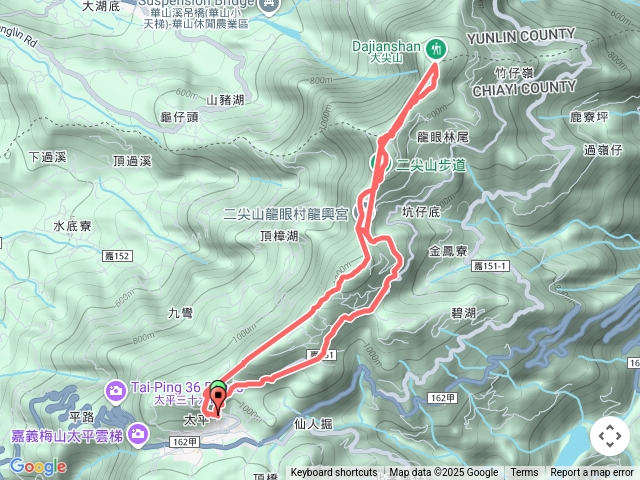 雲嘉五連峰