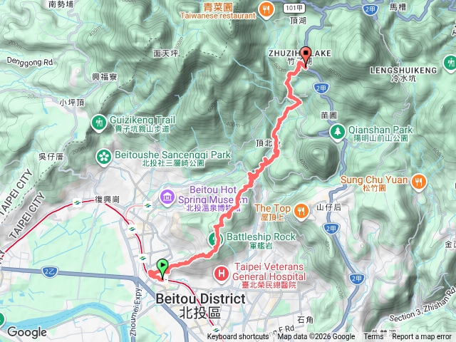 奇岩山經軍艦岩上陽明山區預覽圖
