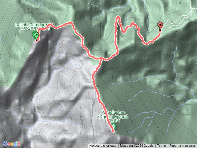 奇萊東稜（D5：大理石營地→立霧主山→三岔營地→帕托魯山→三岔營地→研海林道12K工寮→ 9K工寮(宿)）預覽圖