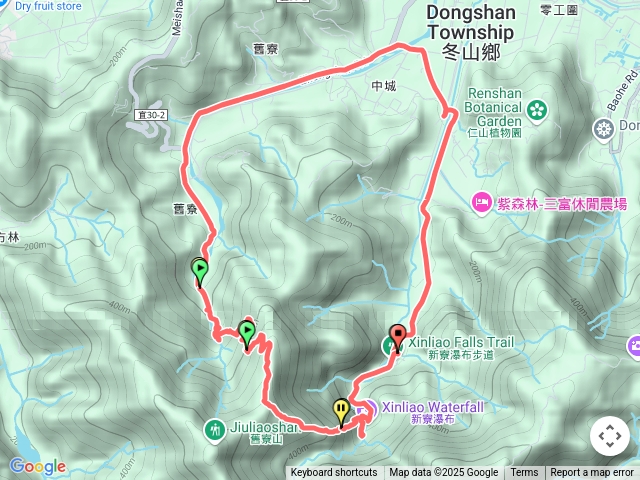 舊寮瀑布新寮瀑布新舊寮山徑步道-20250624