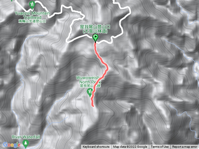 谷關七雄：屋我尾山（大雪山林道31.3公里來回）