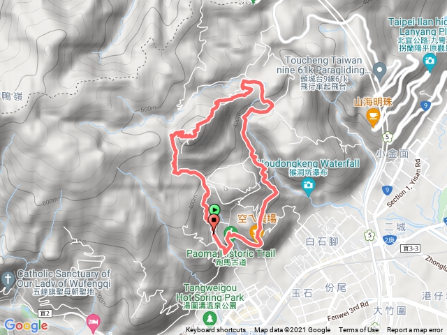 宜蘭礁溪跑馬古道鴻子山O行