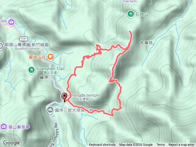 2026.09.12 藤坪古道-岡硬步道（石岡山南峰-石硬山）-O型縱走