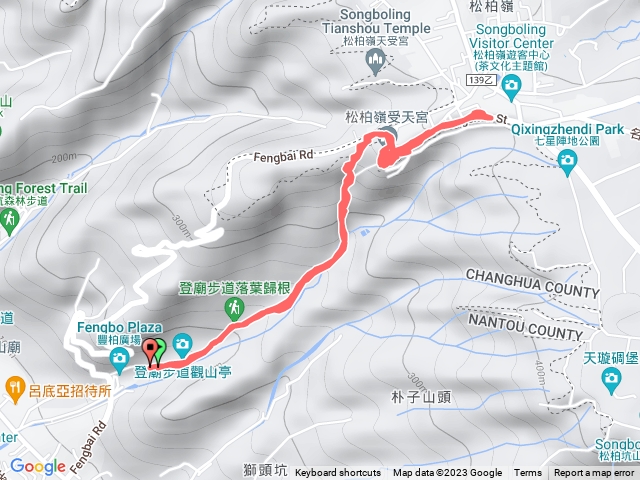 松柏嶺登廟步道上受天宮散步預覽圖