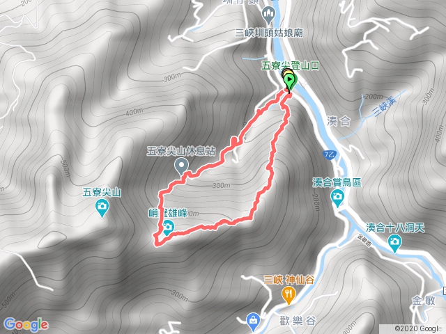 五寮尖6號下山經玉觀音登山口