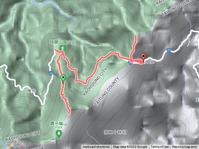 塔關山關山嶺山