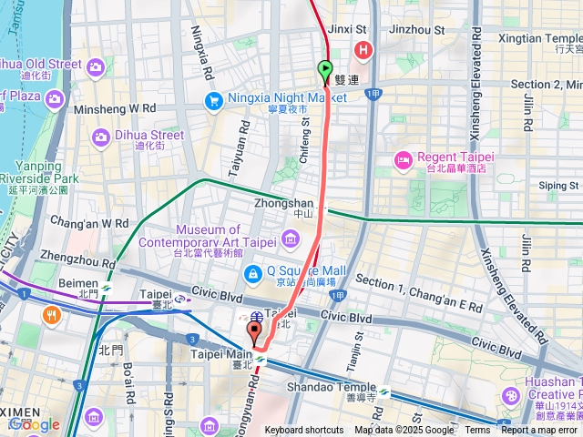 捷運雙連站-捷運台北車站預覽圖