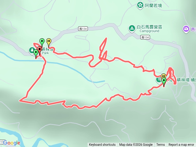 石硦林場、桶頭山O形