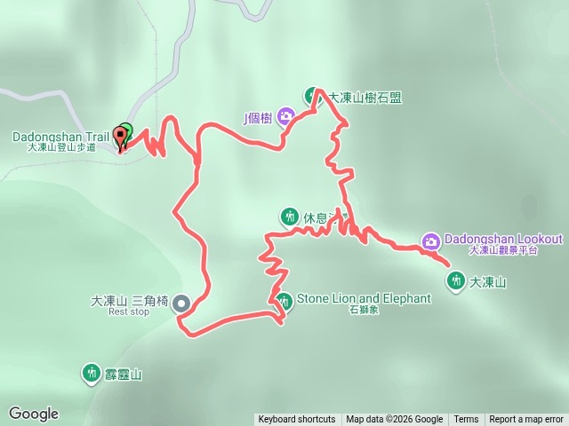 奮起湖大凍山A段步道O型預覽圖